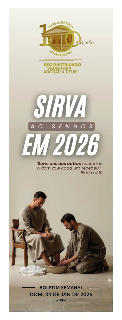 Capa da publicação 006 - Boletim Semanal | 04/01/26