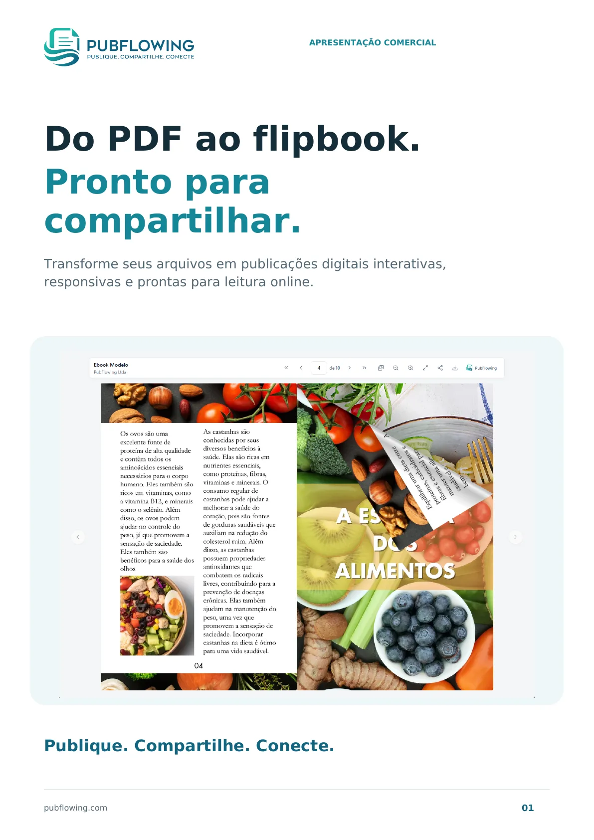 Capa da publicação PubFlowing Apresentacao Comercial