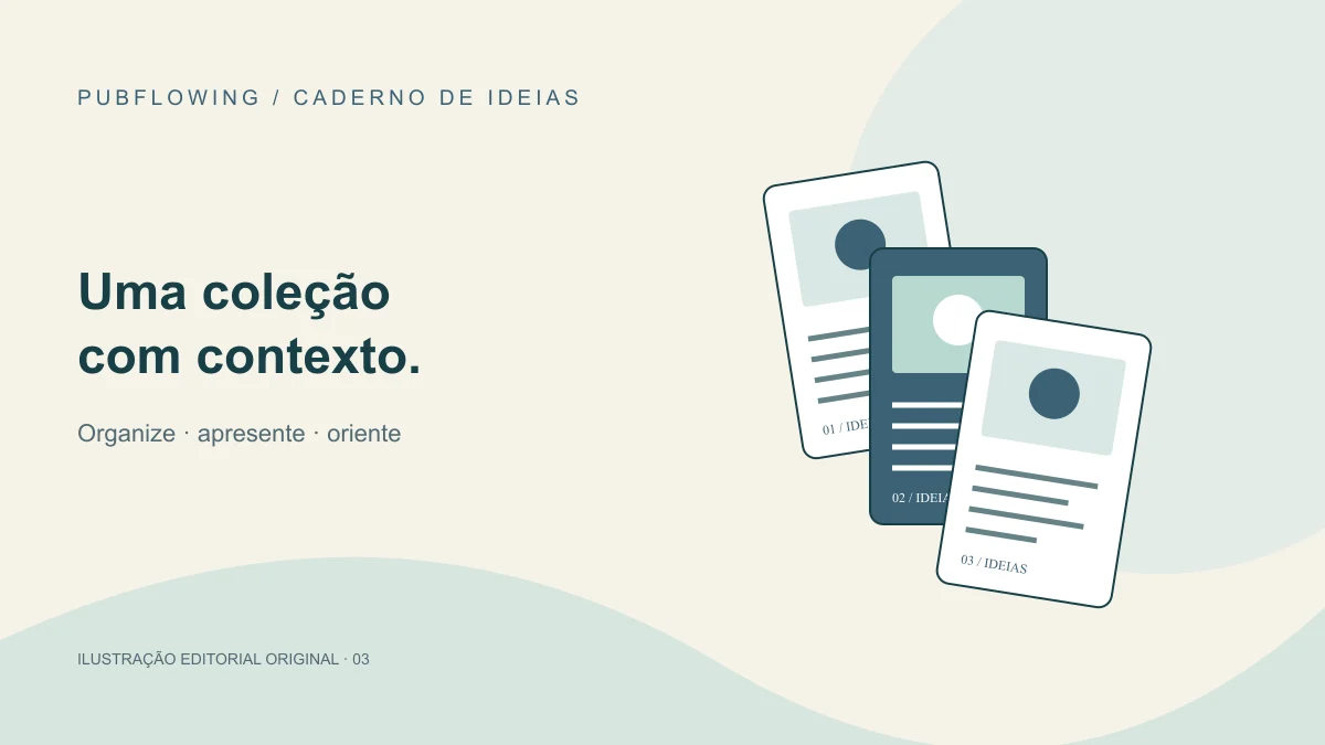 Ilustração editorial original sobre o que é um catálogo digital